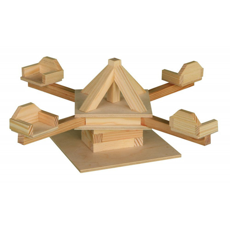 Set de construit Loc de joaca, 176 piese din lemn, Walachia